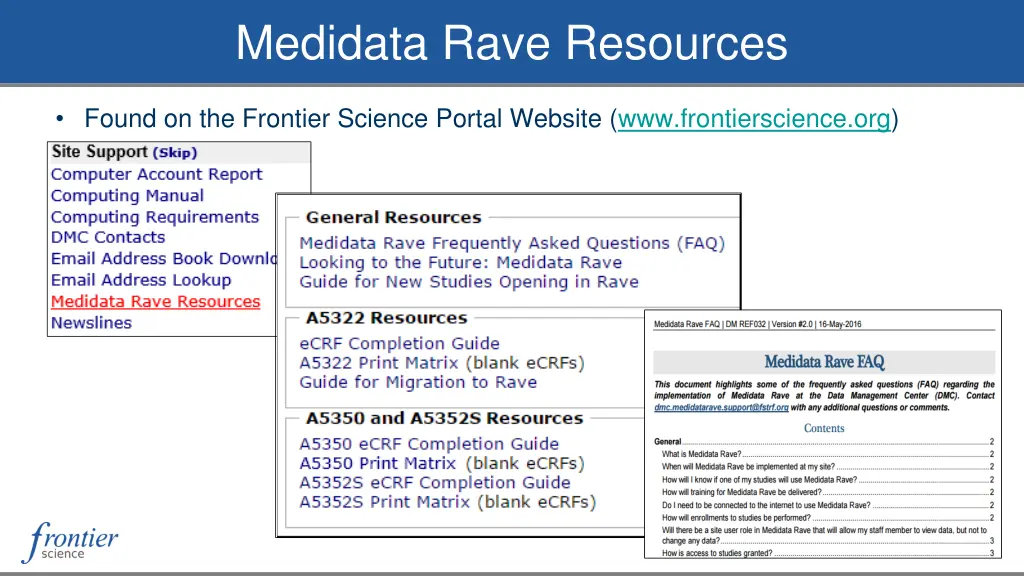 medidata rave resources