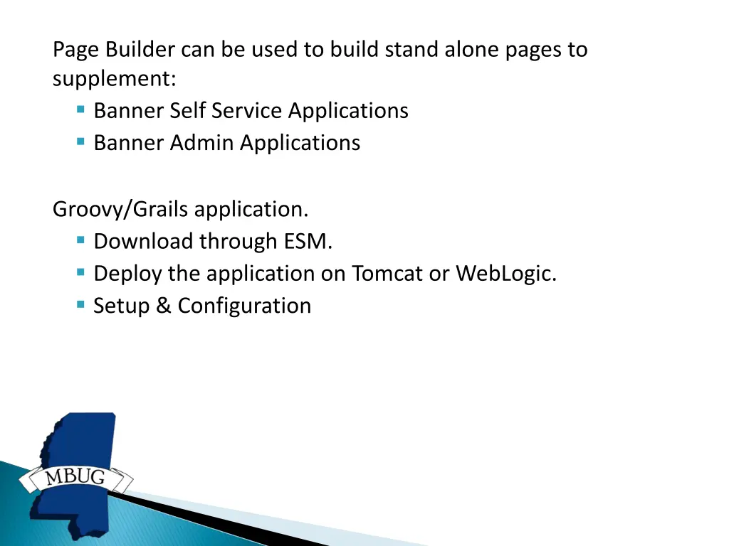 page builder can be used to build stand alone