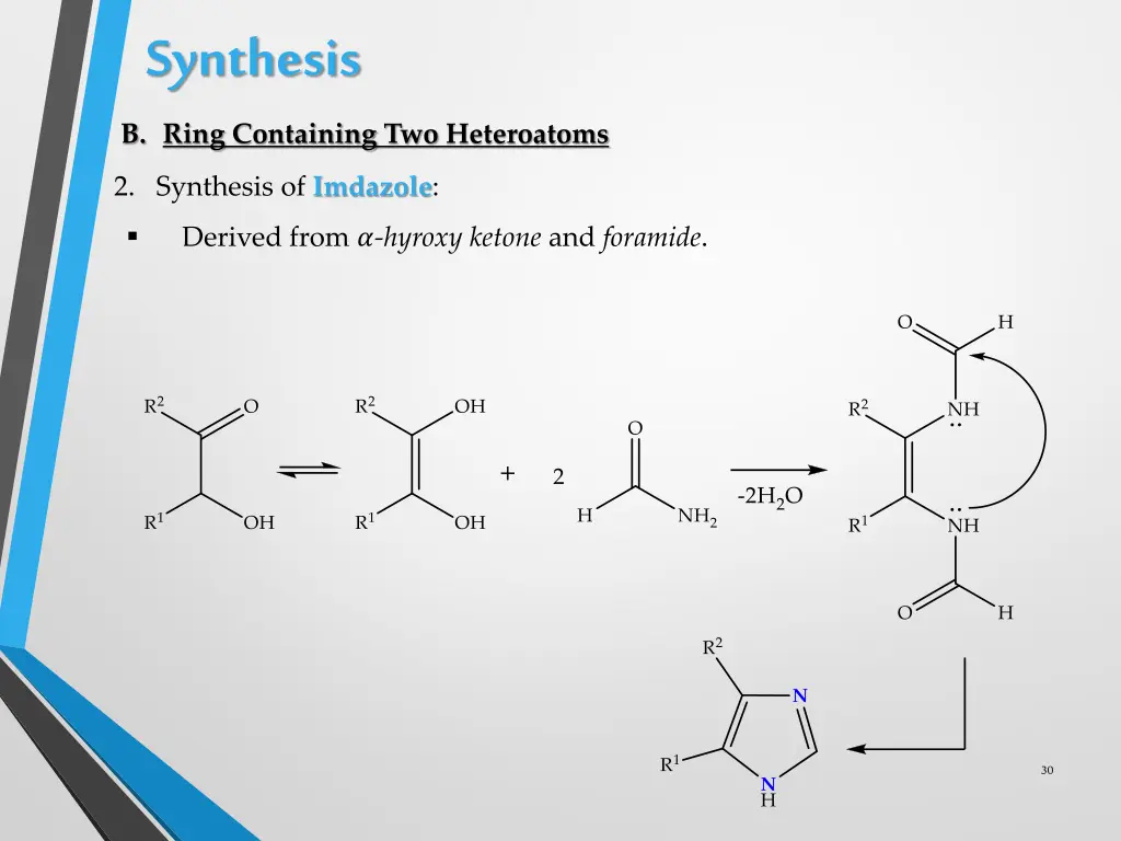 synthesis b ring containing two heteroatoms 1