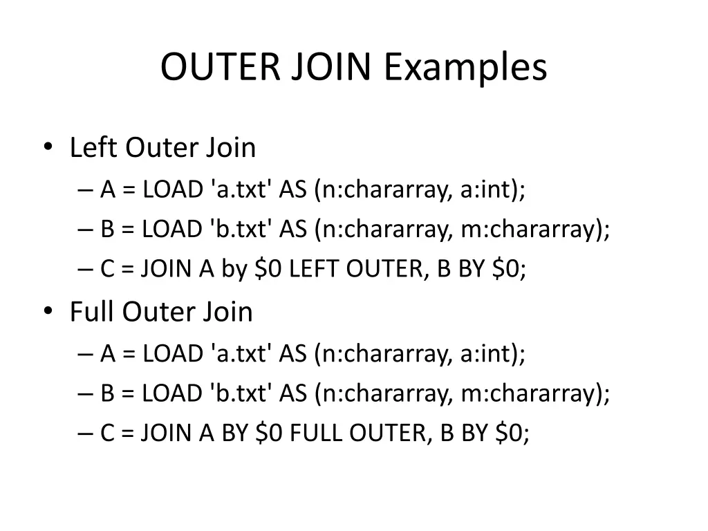 outer join examples