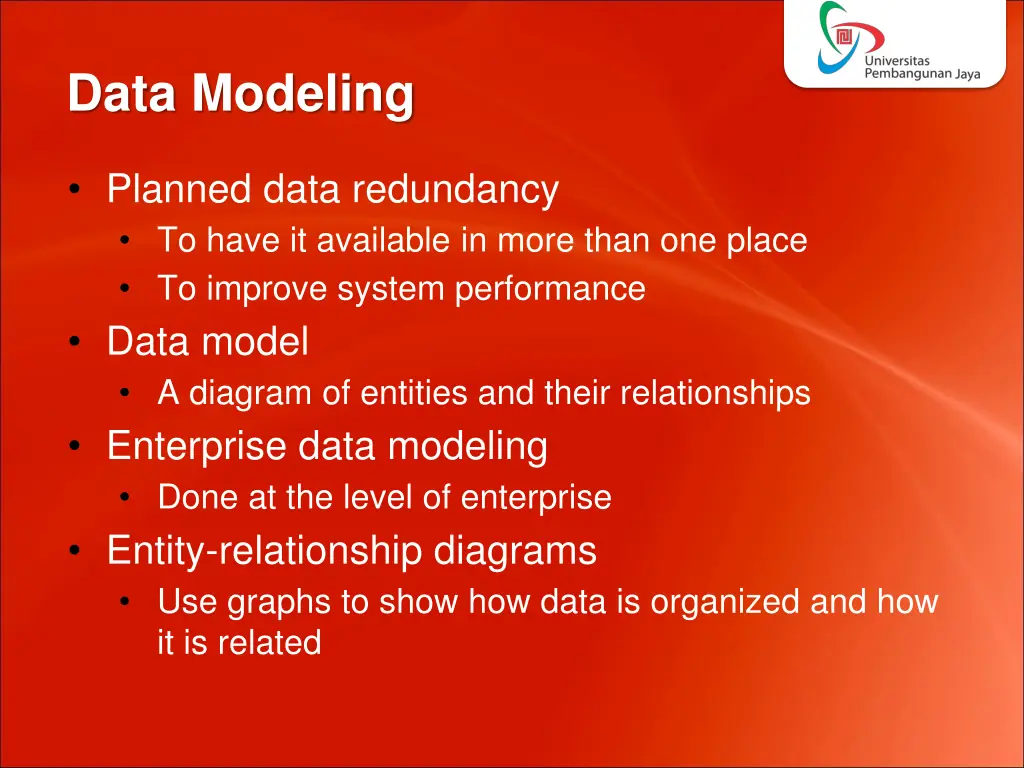 data modeling
