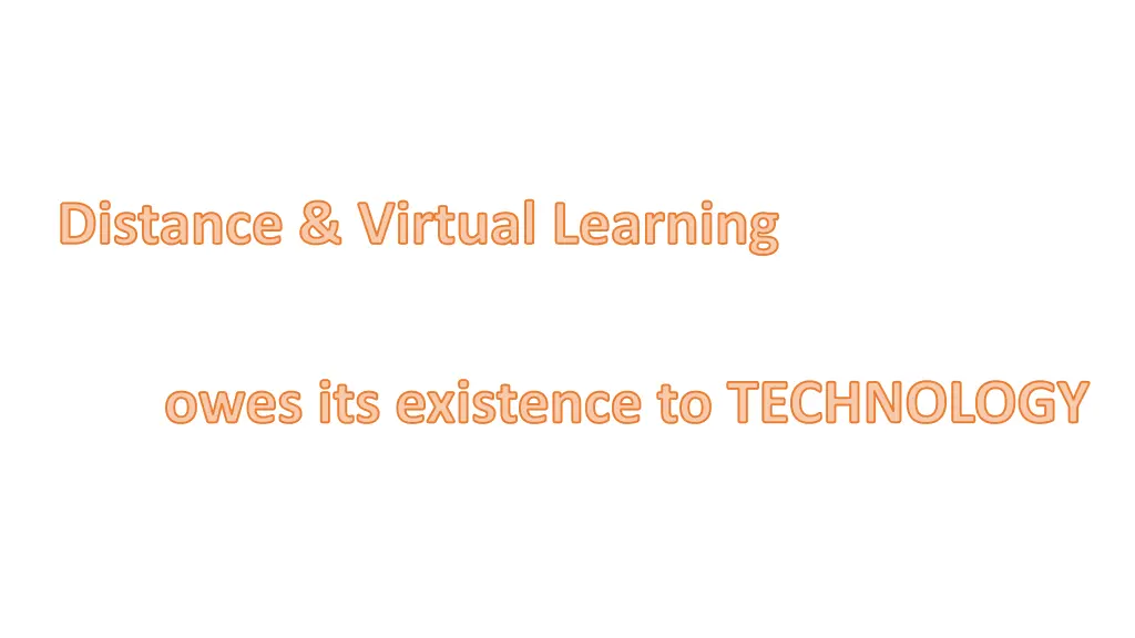 distance virtual learning