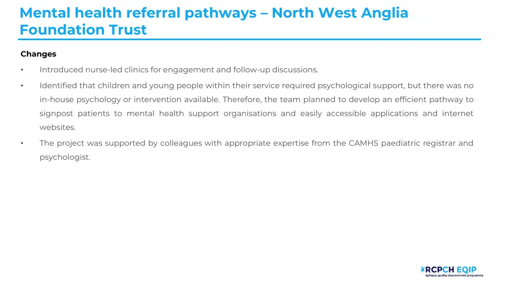 mental health referral pathways north west anglia 1