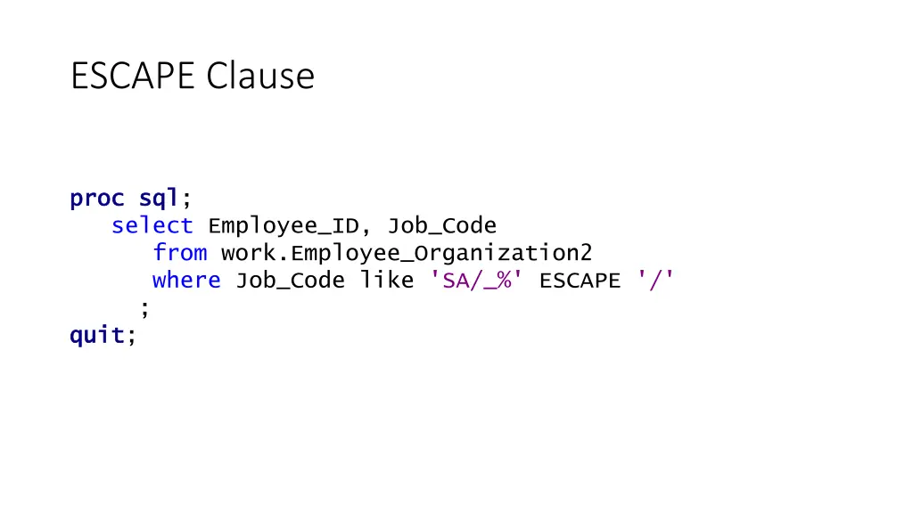 escape clause 1