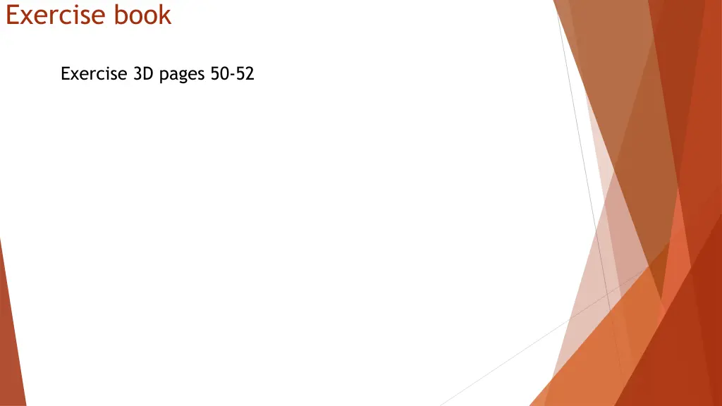exercise book 2