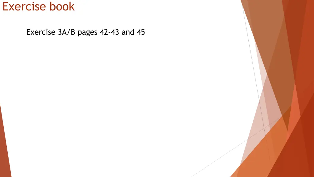 exercise book