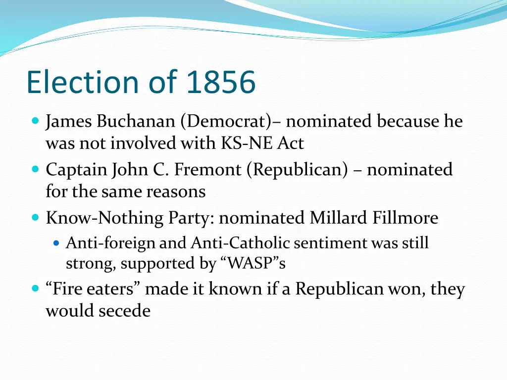 election of 1856