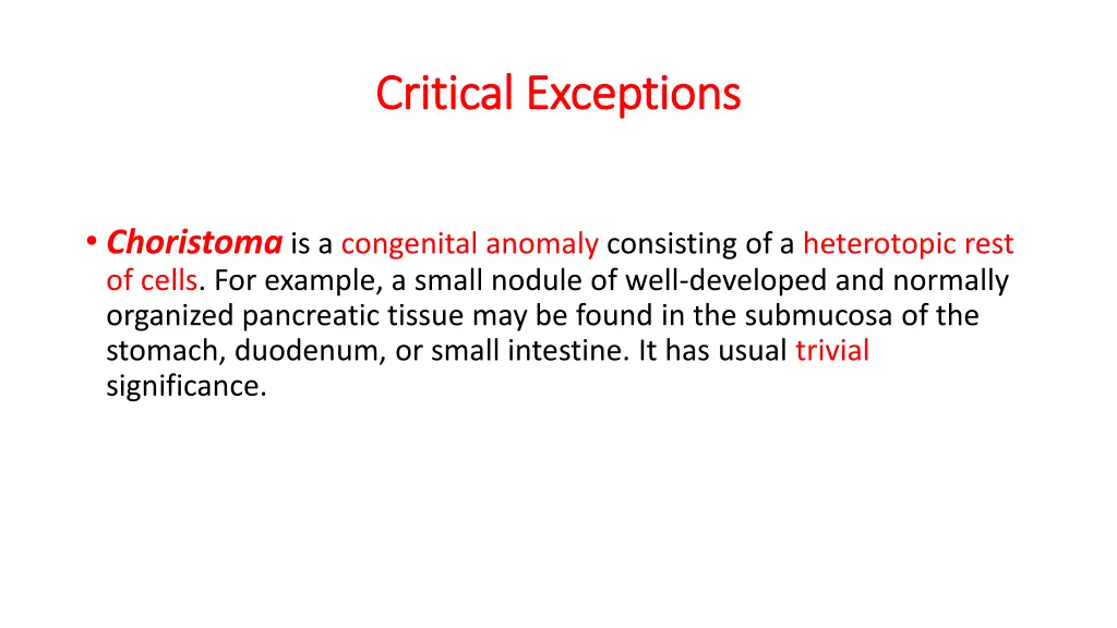 critical exceptions critical exceptions 2