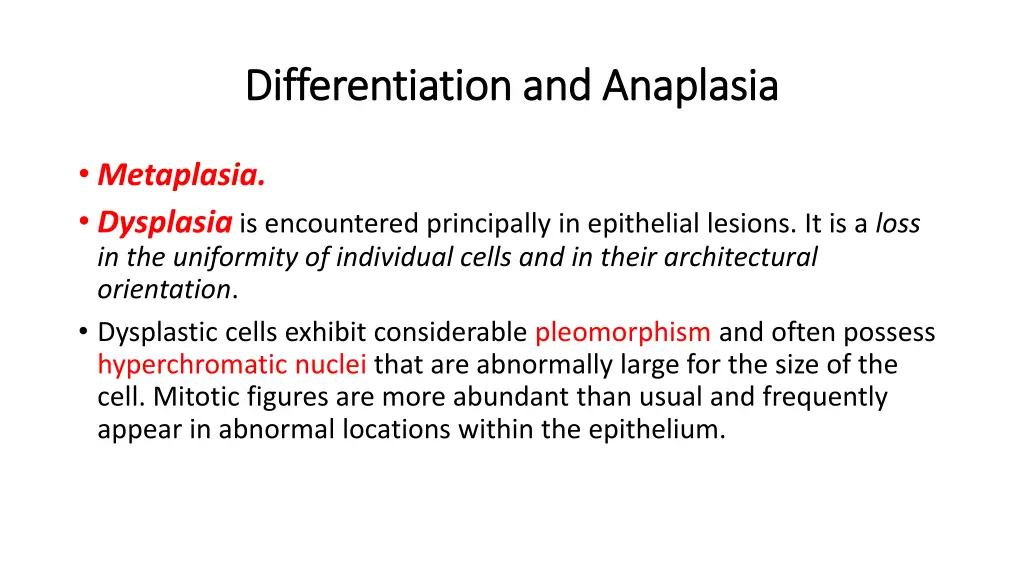 differentiation and anaplasia differentiation 6