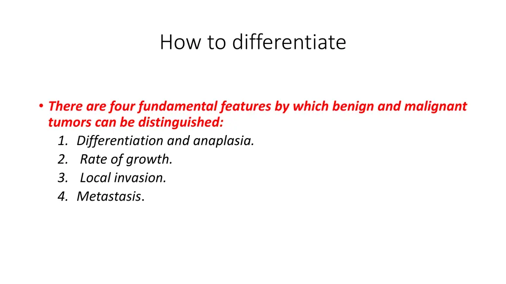 how to differentiate