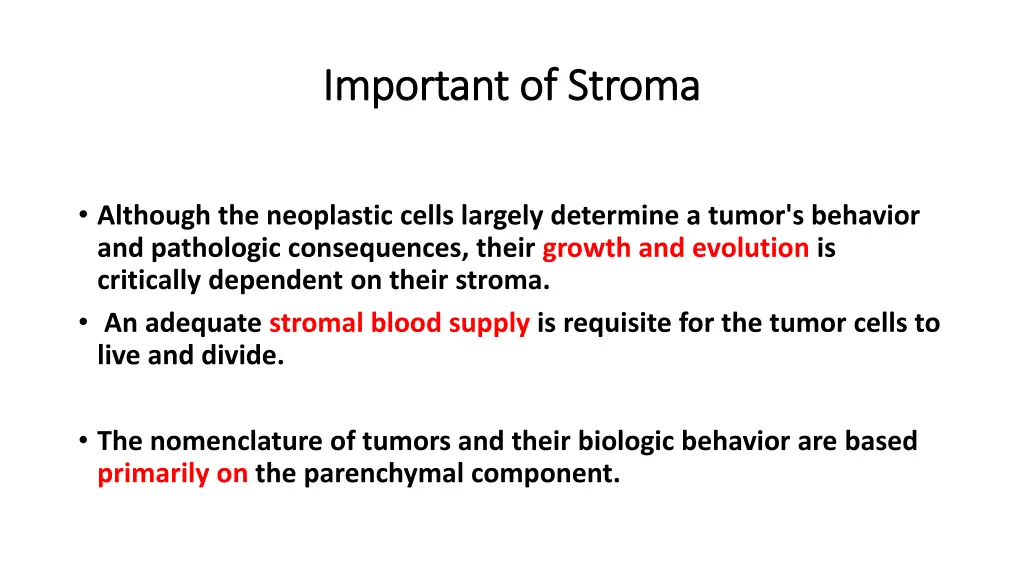 important of stroma important of stroma