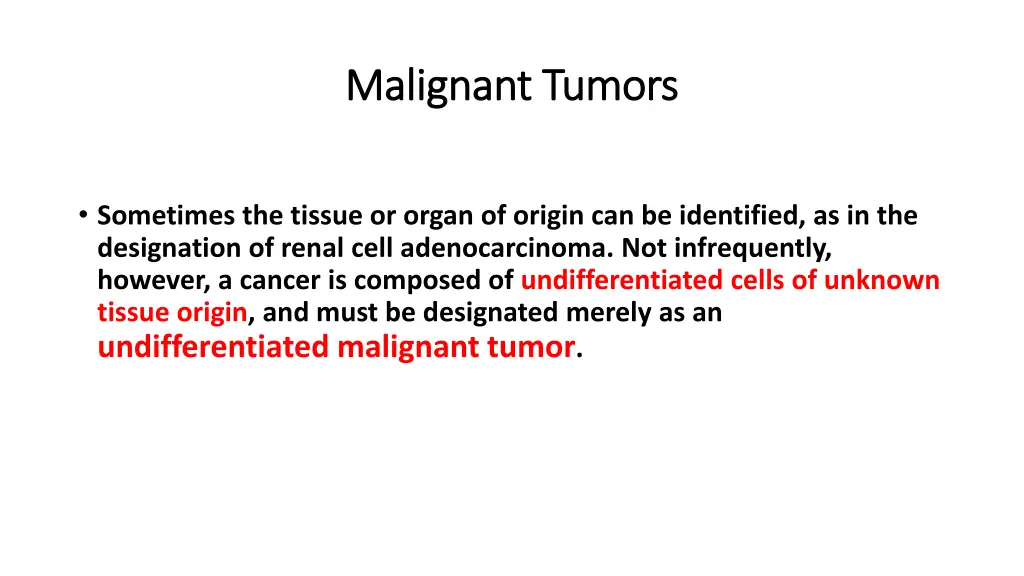 malignant tumors malignant tumors 1