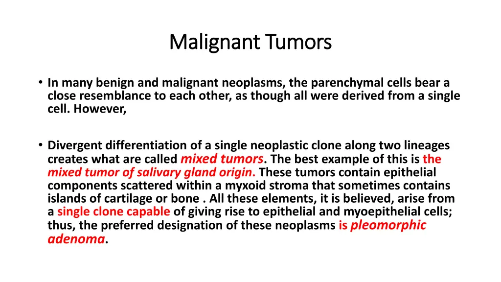 malignant tumors malignant tumors 2