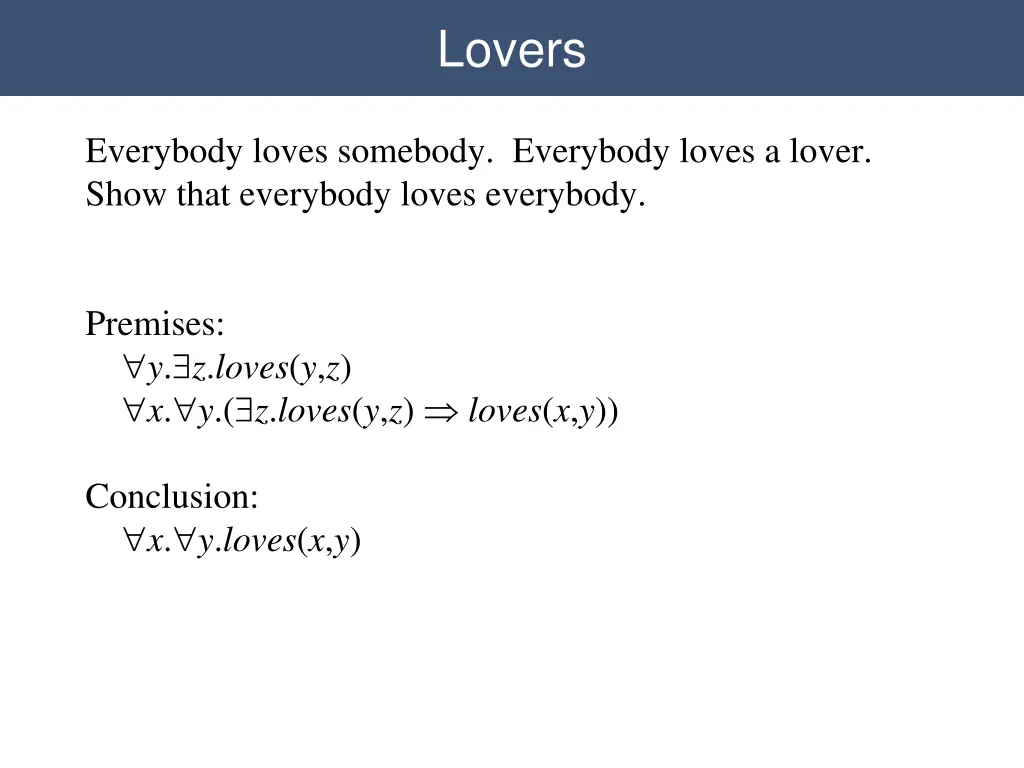 general lovers lovers
