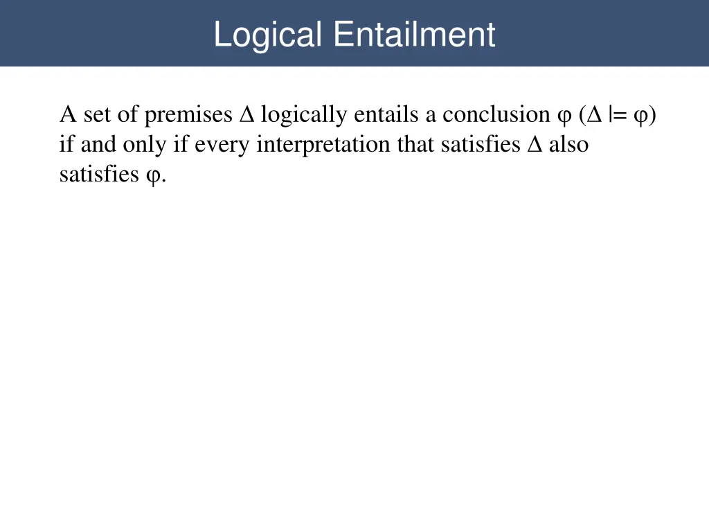 logical entailment