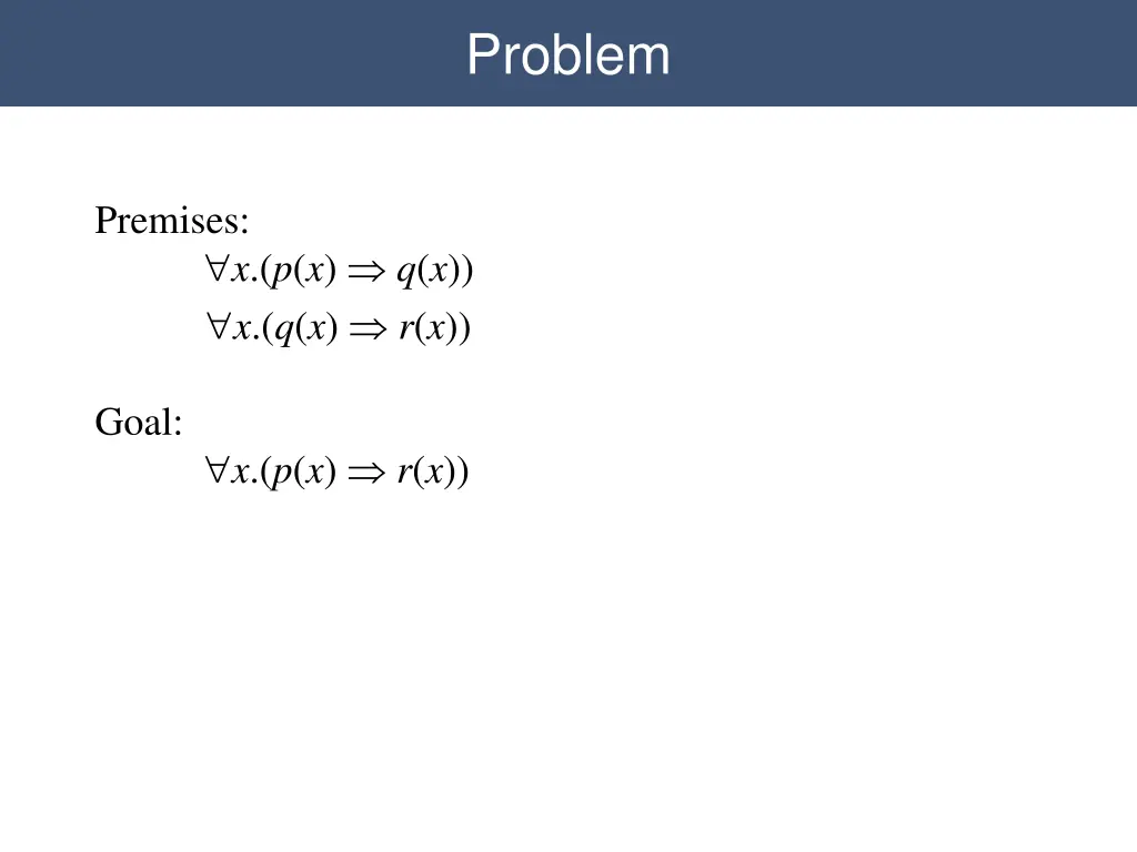 problem