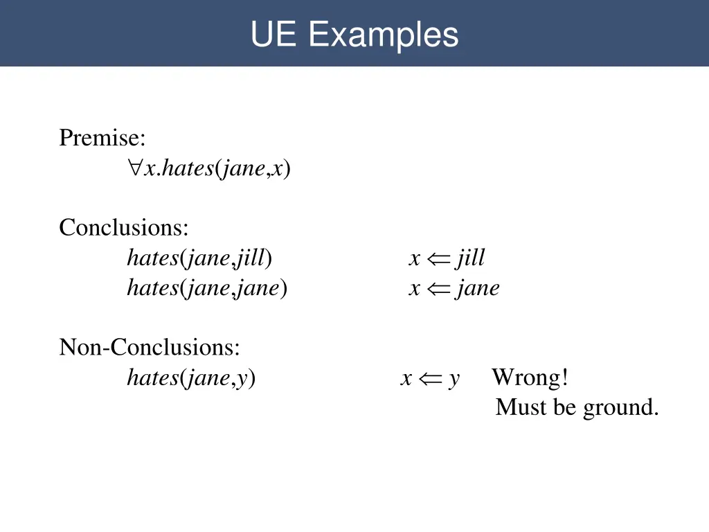 ue examples
