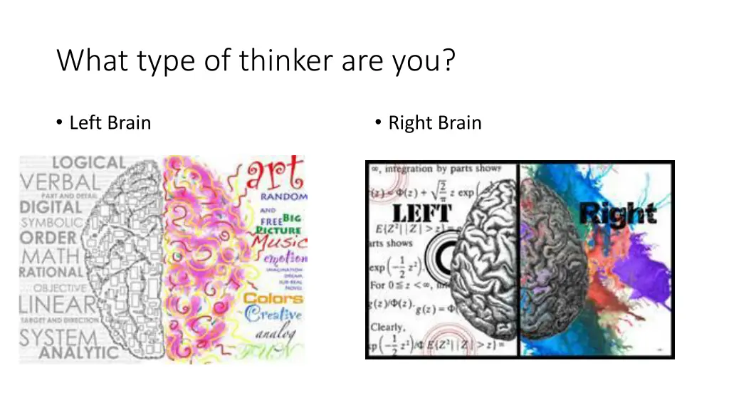 what type of thinker are you