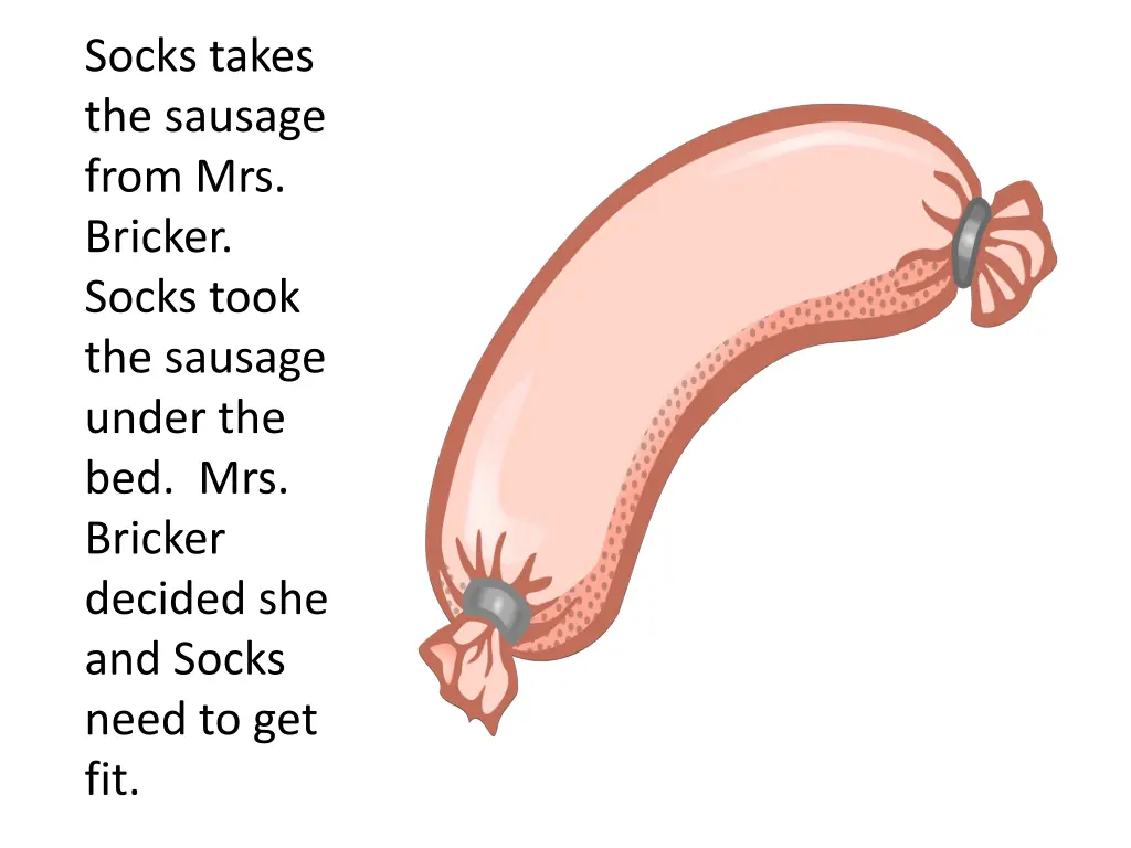 socks takes the sausage from mrs bricker socks