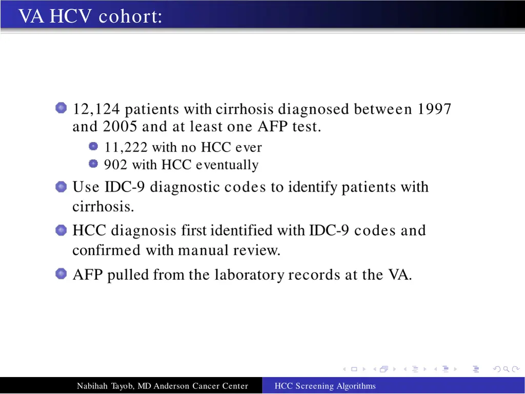 va hcv cohort