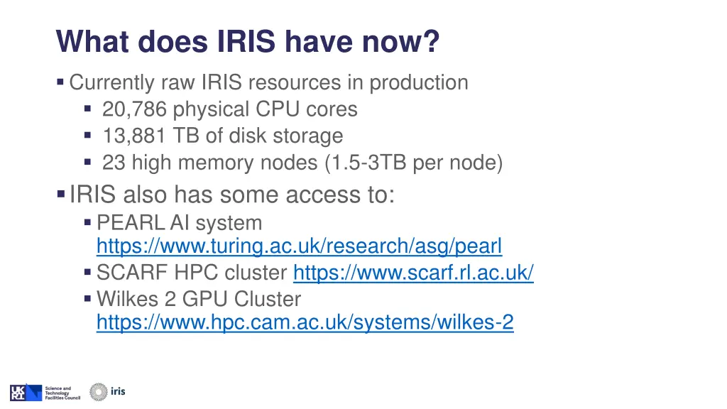 what does iris have now currently raw iris