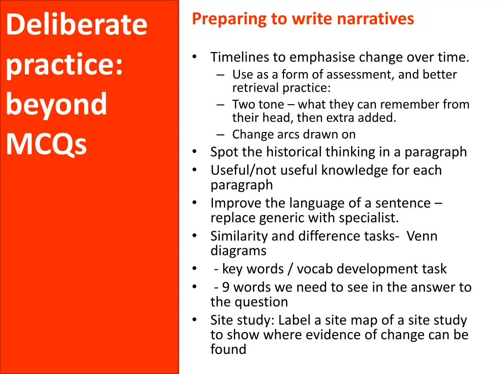 deliberate practice beyond mcqs