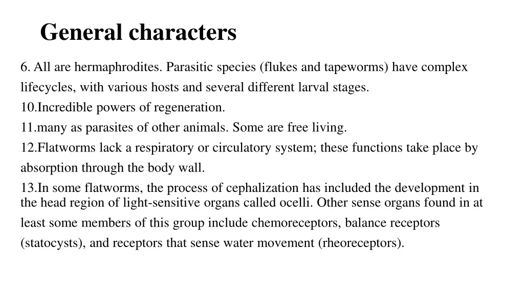 general characters 1