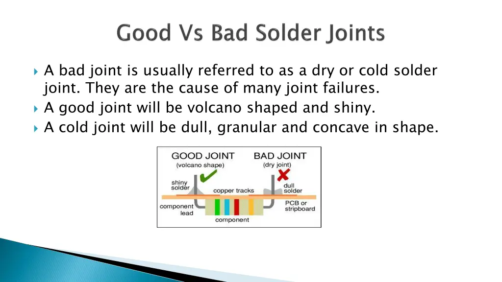 a bad joint is usually referred