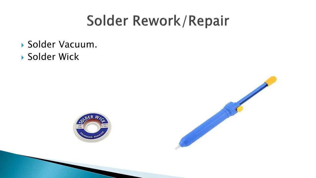 solder vacuum solder wick