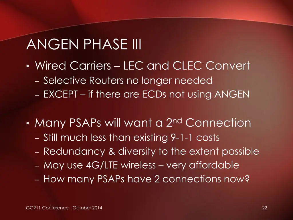 angen phase iii