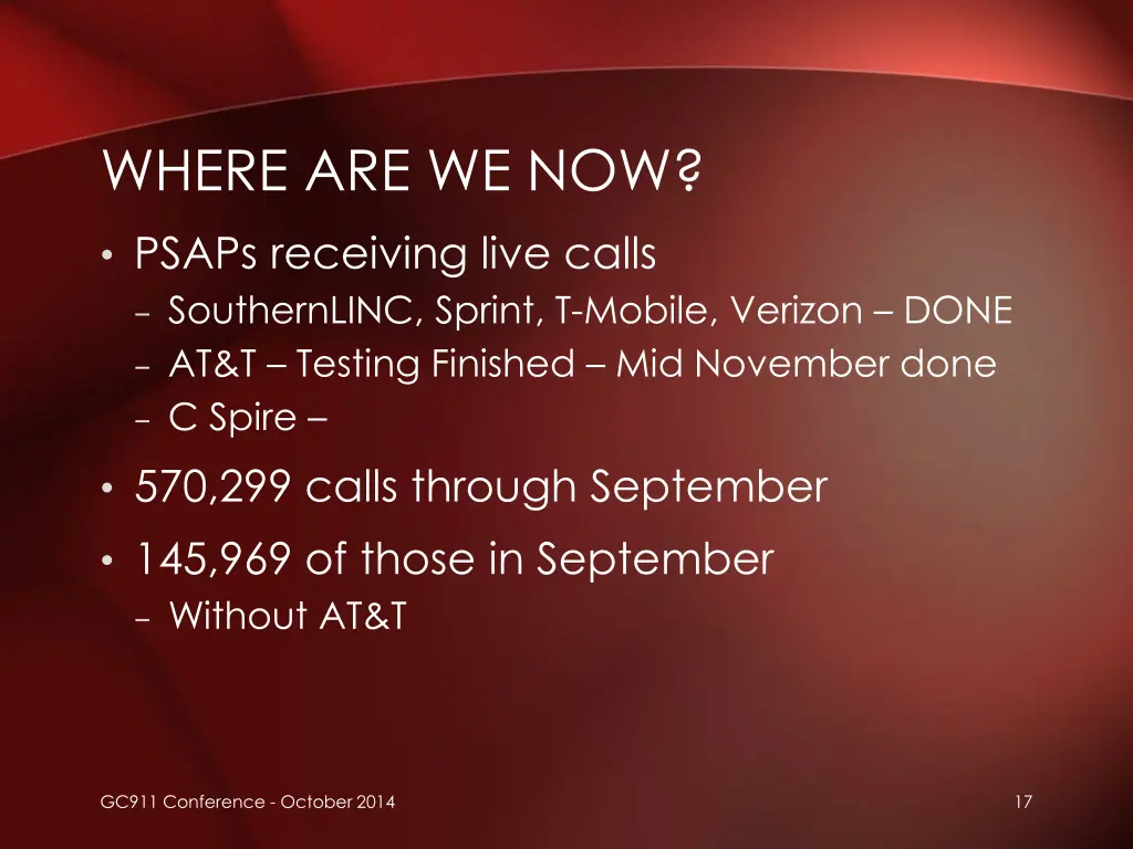 where are we now