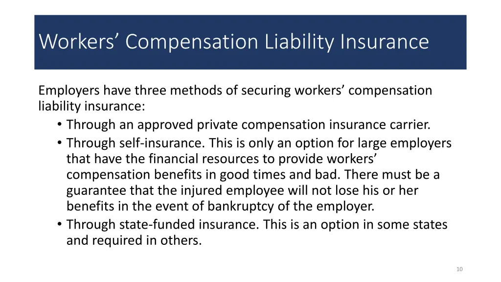 workers compensation liability insurance