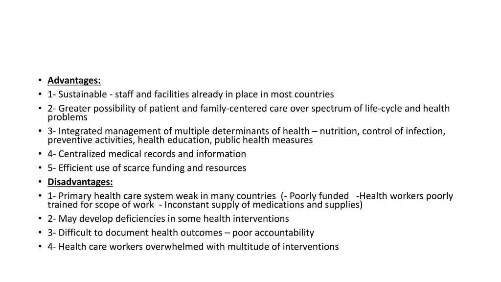 advantages 1 sustainable staff and facilities