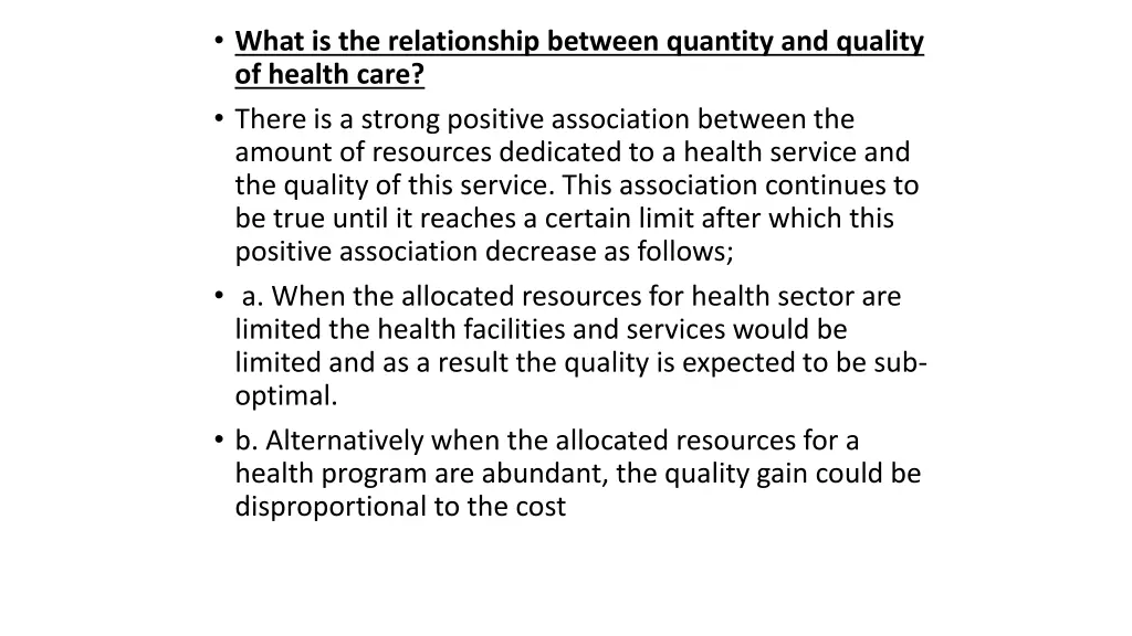 what is the relationship between quantity