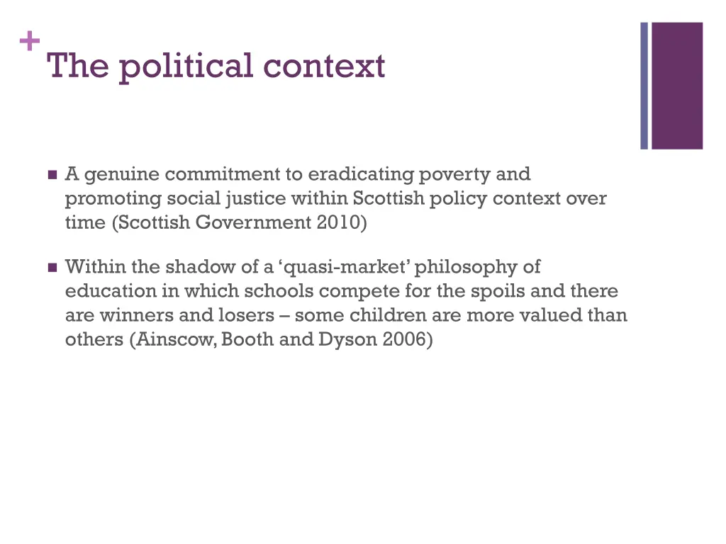 the political context