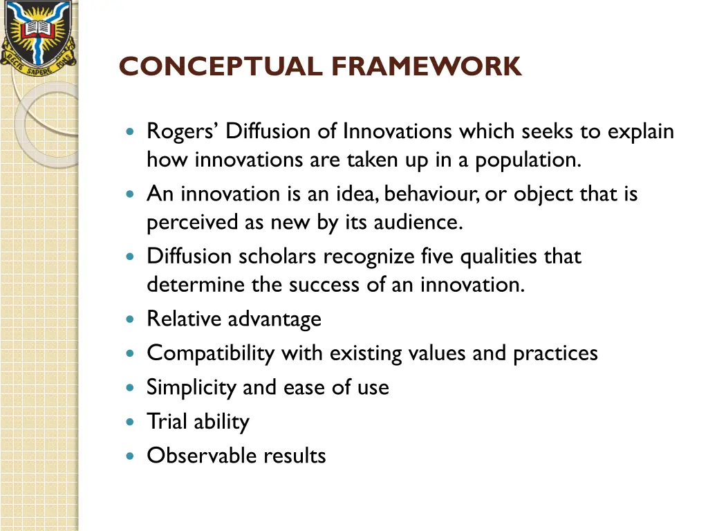 conceptual framework