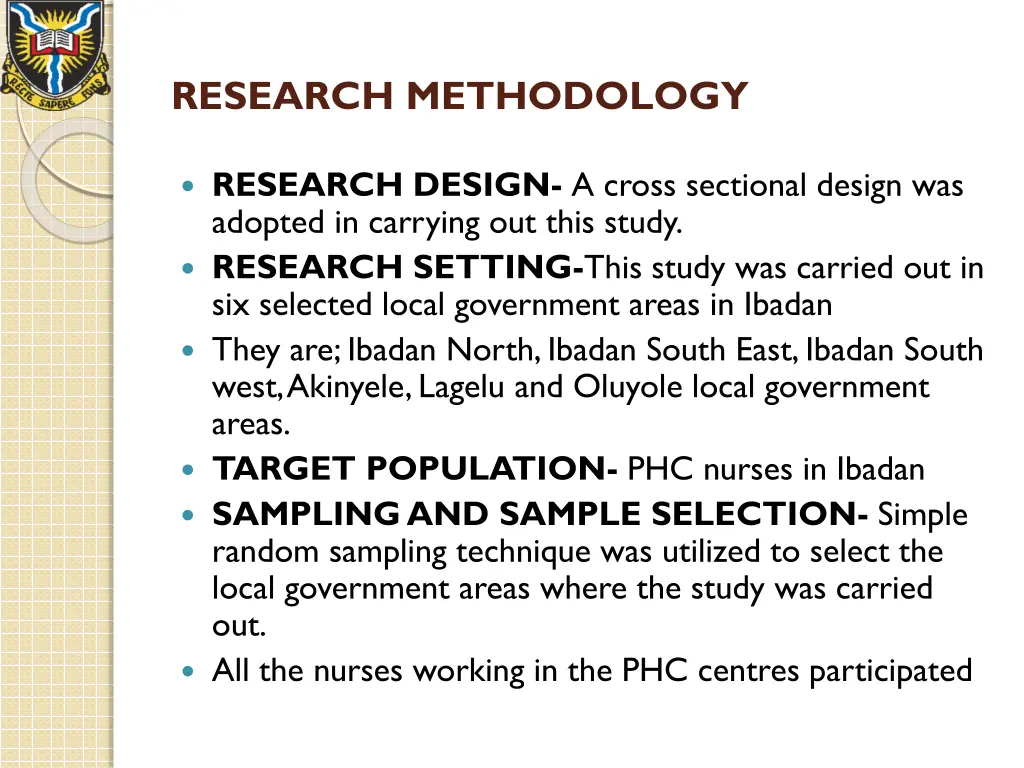 research methodology