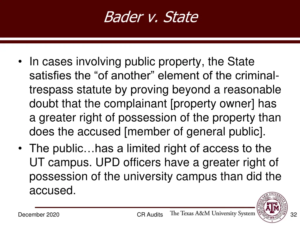 bader v state
