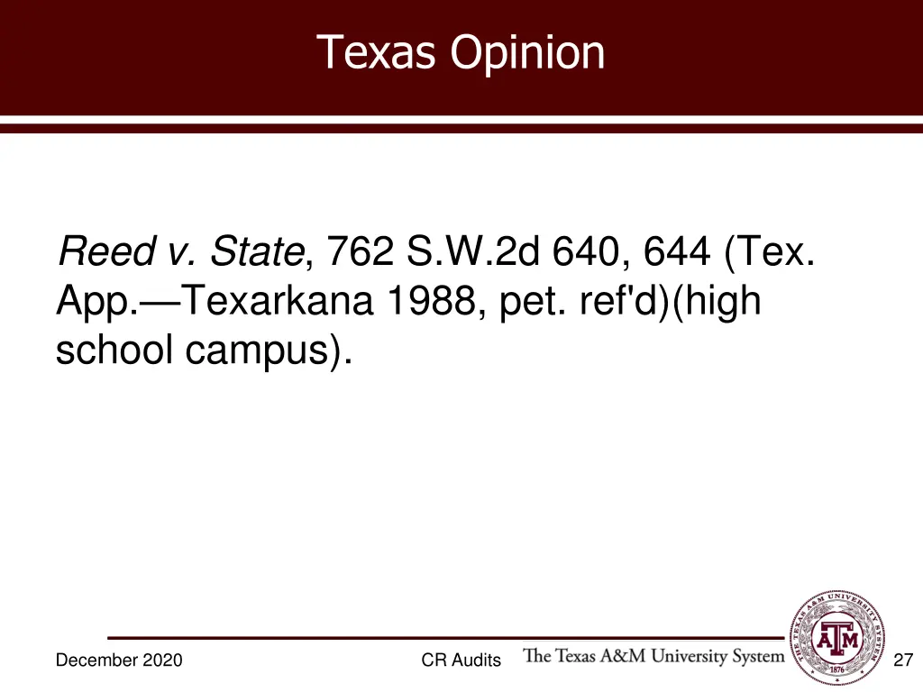 texas opinion