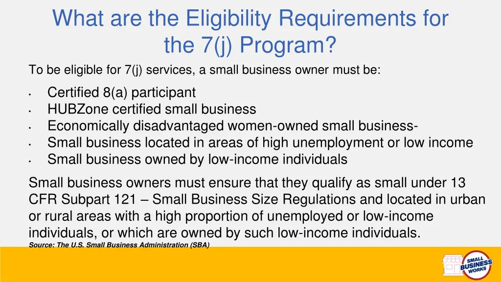 what are the eligibility requirements