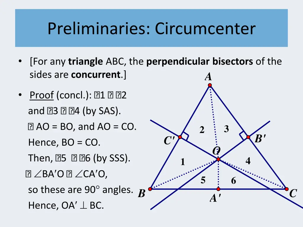 preliminaries circumcenter 1
