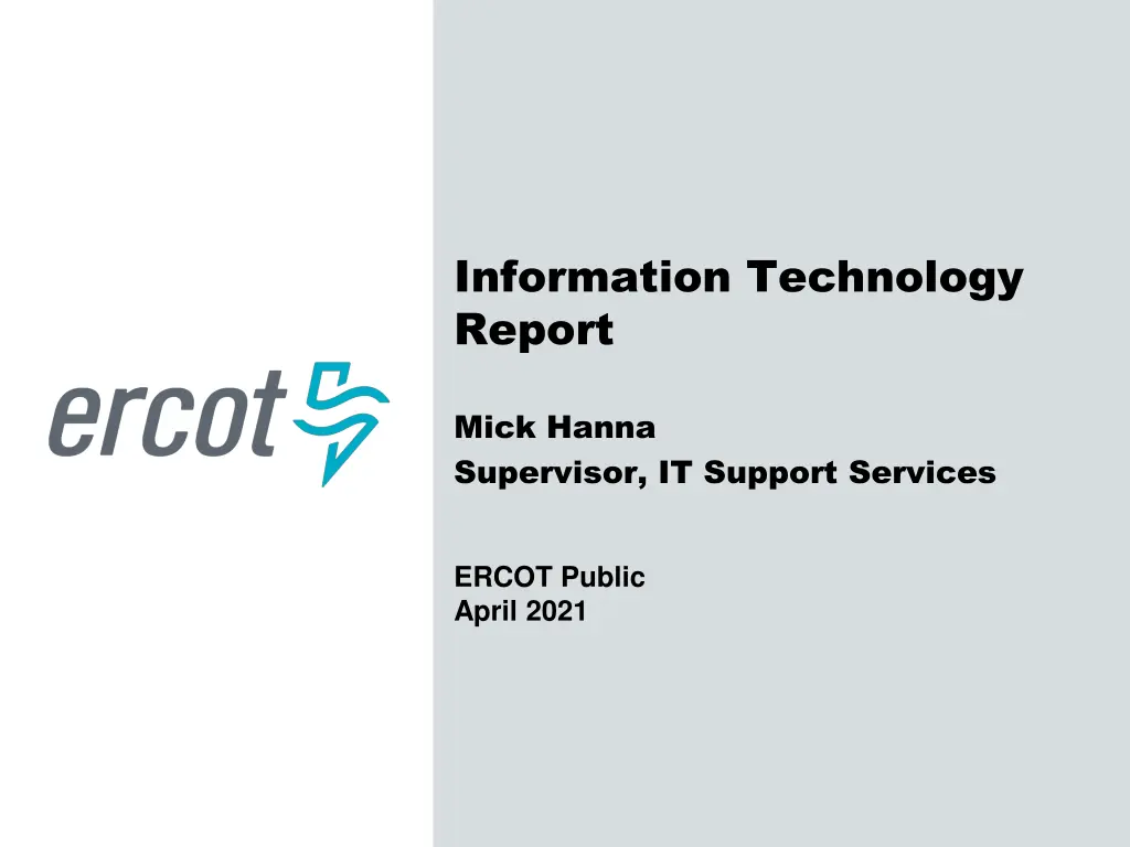 information technology report