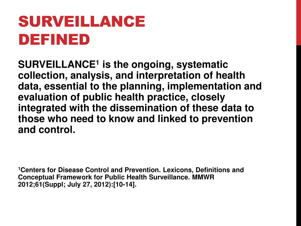 surveillance defined