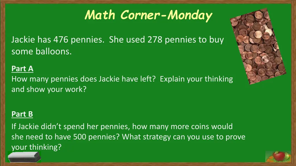 math corner monday