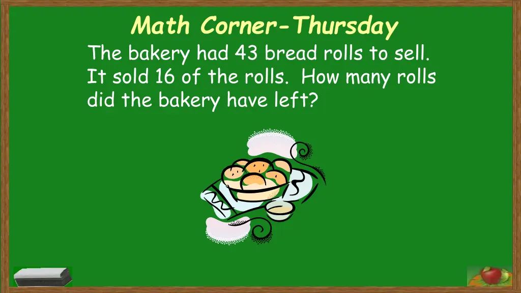 math corner thursday the bakery had 43 bread