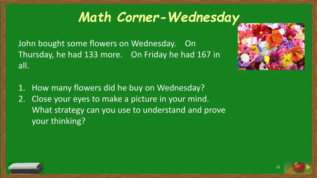 math corner wednesday