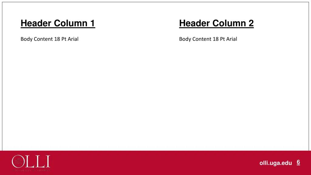 header column 1