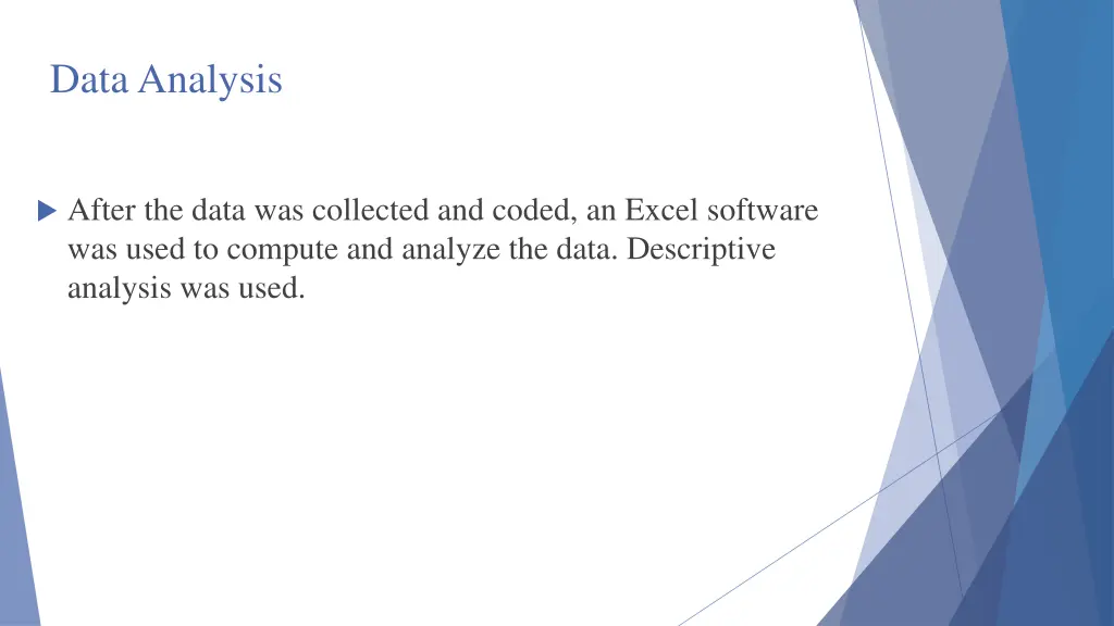data analysis