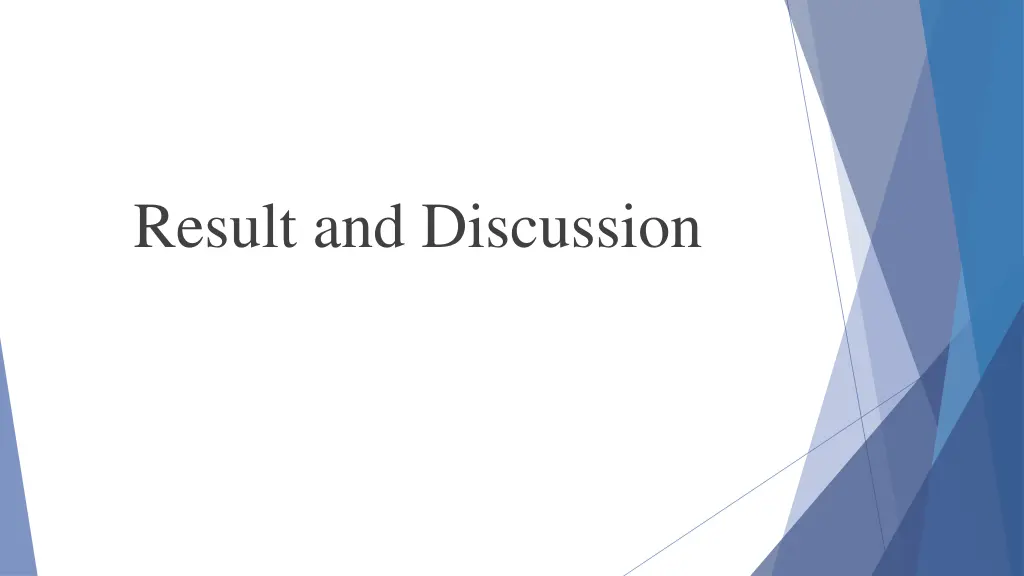 result and discussion