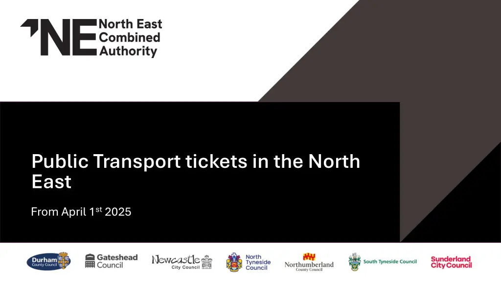 public transport tickets in the north east